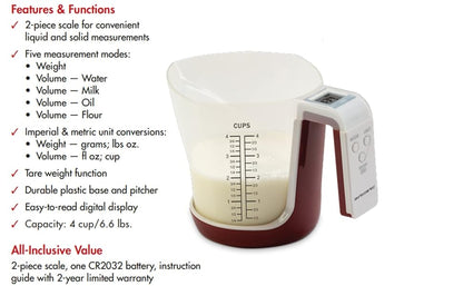 Digital Kitchen Measuring Cup Scale