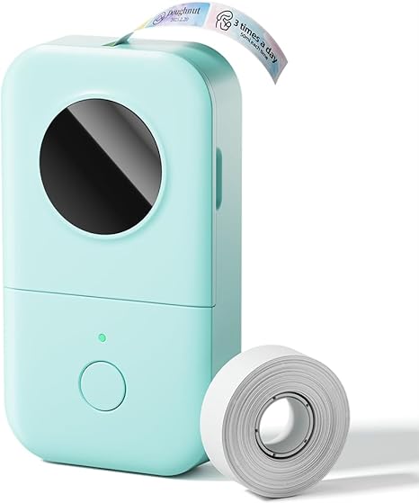 Label Maker, D30 Portable Bluetooth Label Maker Machine with Tape, Small Mini Label Printer, Multiple Templates Fonts Icon Labeler for Home, School, Office