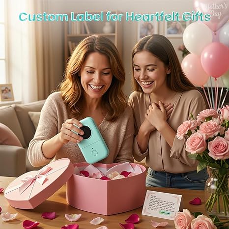 Label Maker, D30 Portable Bluetooth Label Maker Machine with Tape, Small Mini Label Printer, Multiple Templates Fonts Icon Labeler for Home, School, Office