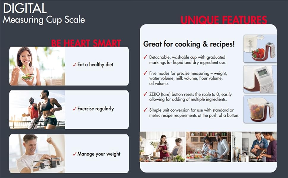 Digital Kitchen Measuring Cup Scale