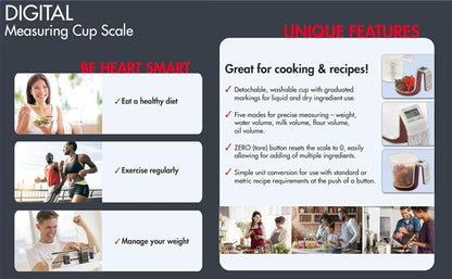 Digital Kitchen Measuring Cup Scale